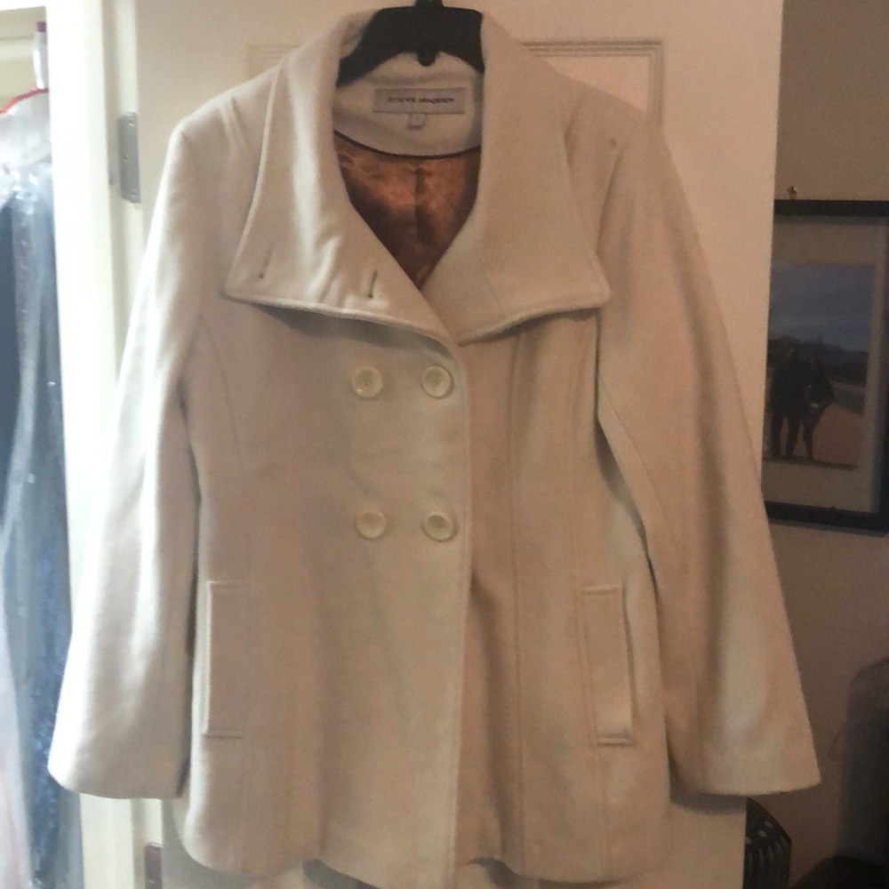Steve Madden Ivory Peacoat